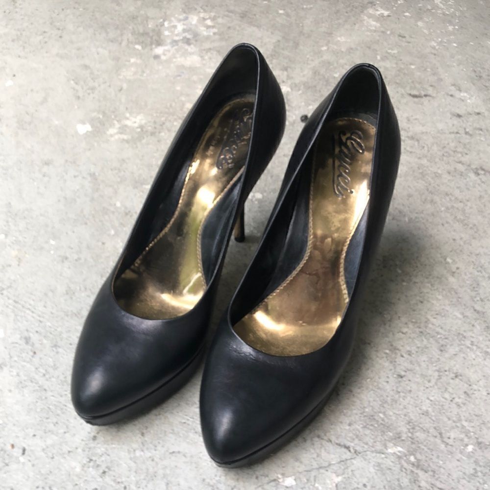 Gucci  platform  heels